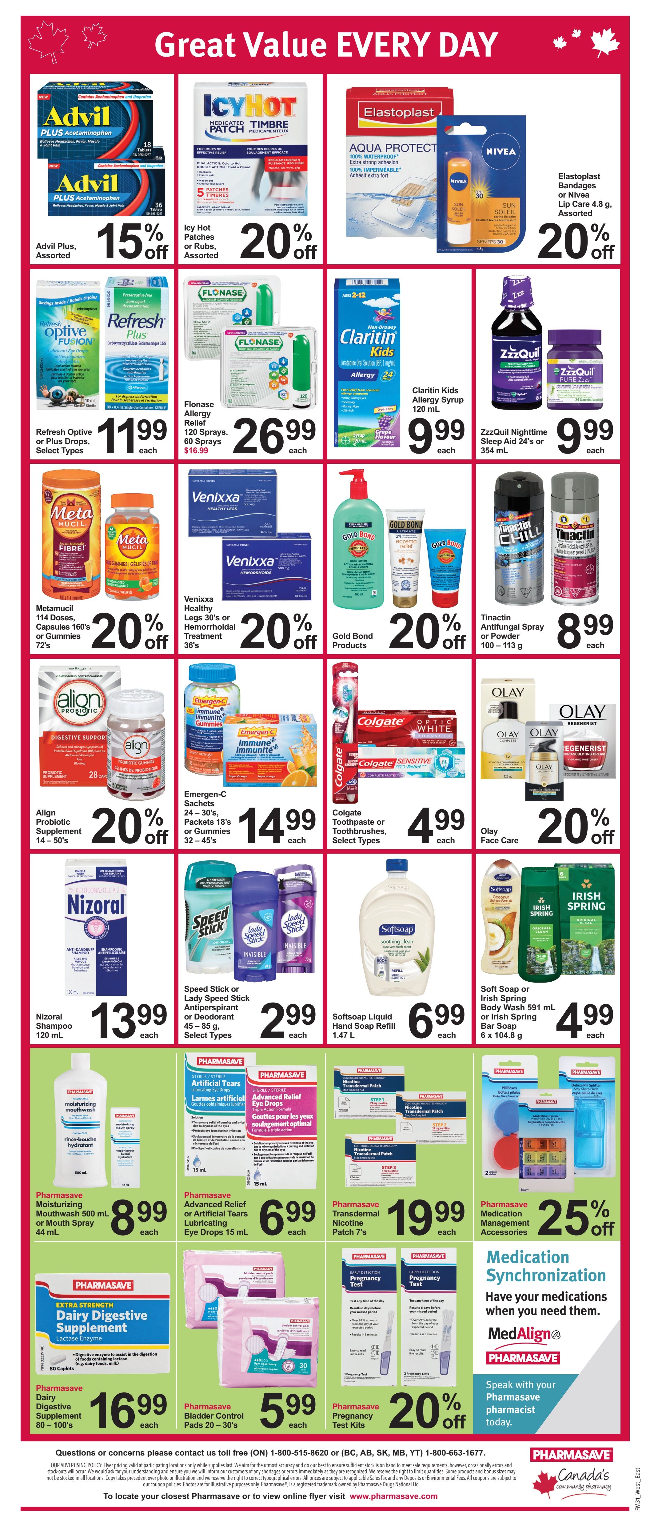 Pharmasave (ON) Flyer August 4 to 17
