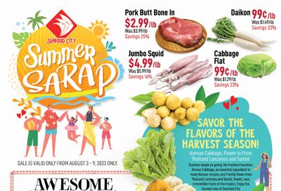 Seafood City Supermarket (West) Flyer August 3 to 9