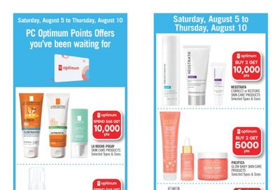 Shoppers Drug Mart (West) Flyer August 5 to 10