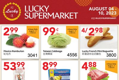 Lucky Supermarket (Edmonton) Flyer August 4 to 10