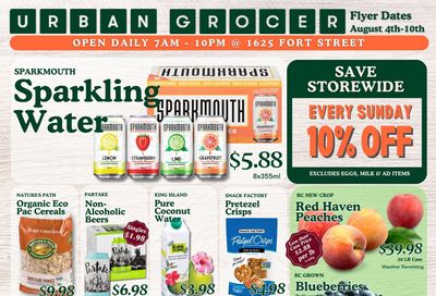 Urban Grocer Flyer August 4 to 10