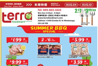 Terra Foodmart Flyer August 4 to 10