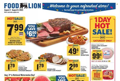 Food Lion (NC) Weekly Ad Flyer Specials August 2 to August 8, 2023