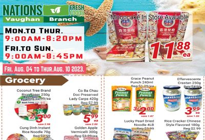 Nations Fresh Foods (Vaughan) Flyer August 4 to 10