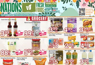 Nations Fresh Foods (Hamilton) Flyer August 4 to 10