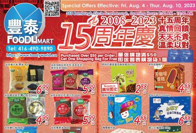 FoodyMart (Warden) Flyer August 4 to 10 