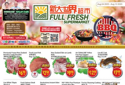 Full Fresh Supermarket Flyer August 4 to 10