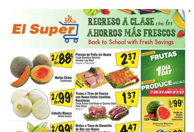 El Super (TX) Weekly Ad Flyer Specials August 2 to August 8, 2023