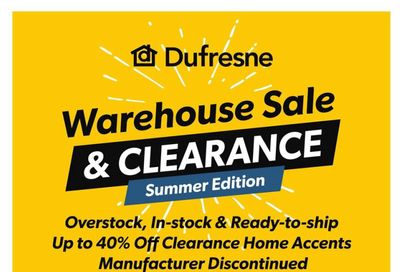 Dufresne Flyer August 4 to 22