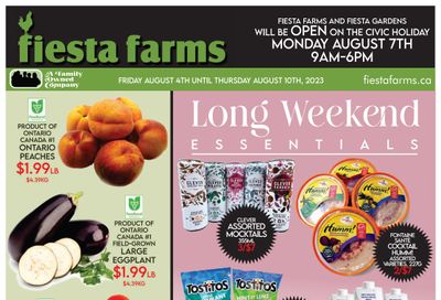 Fiesta Farms Flyer August 4 to 10