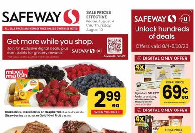 Safeway (DC) Weekly Ad Flyer Specials August 4 to August 10, 2023