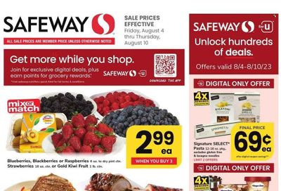 Safeway (DE) Weekly Ad Flyer Specials August 4 to August 10, 2023