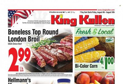 King Kullen (NY) Weekly Ad Flyer Specials August 4 to August 10, 2023