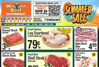 Western Beef (FL, NY) Weekly Ad Flyer Specials August 3 to August 9, 2023