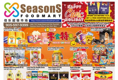 Seasons Food Mart (Thornhill) Flyer August 4 to 10
