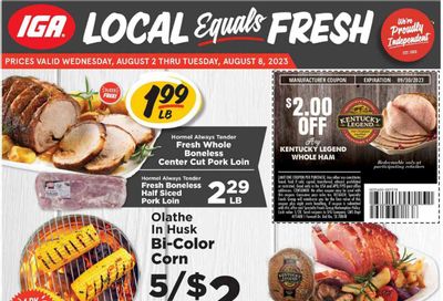 IGA (KY) Weekly Ad Flyer Specials August 2 to August 8, 2023