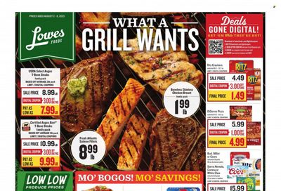 Lowes Foods (NC, SC) Weekly Ad Flyer Specials August 2 to August 8, 2023