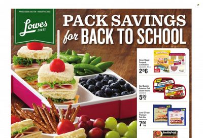 Lowes Foods (NC, SC) Weekly Ad Flyer Specials July 26 to August 15, 2023