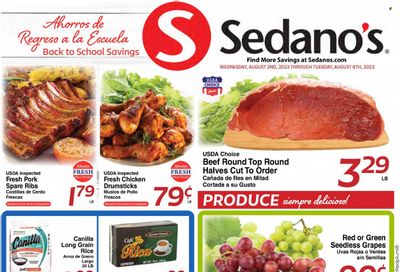 Sedano's (FL) Weekly Ad Flyer Specials August 2 to August 8, 2023