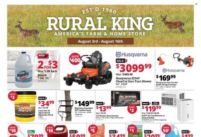 Rural King (AL, IL, IN, KY, OH, TN, VA, WV) Weekly Ad Flyer Specials August 3 to August 16, 2023