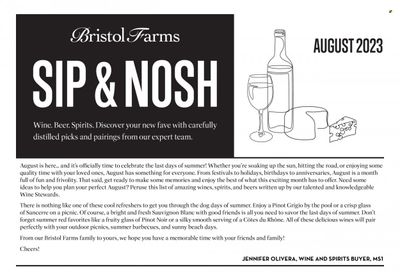 Bristol Farms (CA) Weekly Ad Flyer Specials August 2 to September 6, 2023