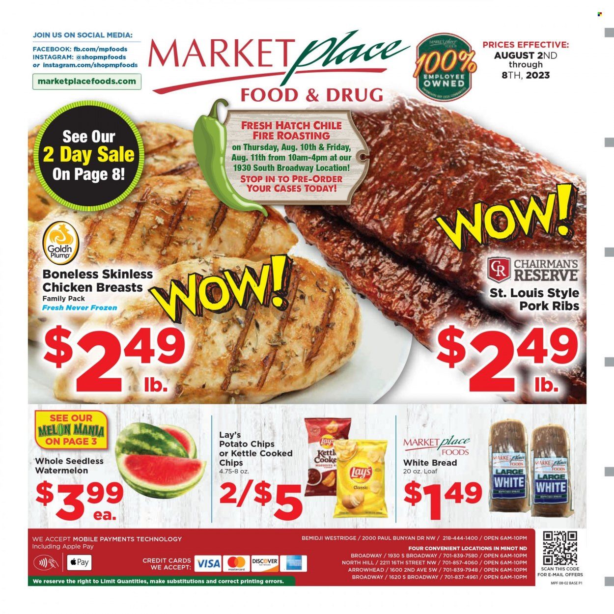 Marketplace Foods (ND) Weekly Ad Flyer Specials August 2 to August 8, 2023