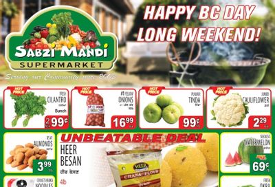 Sabzi Mandi Supermarket Flyer August 4 to 9