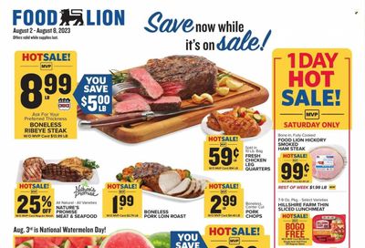 Food Lion (SC) Weekly Ad Flyer Specials August 2 to August 8, 2023