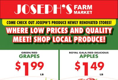 Joseph's Farm Market Flyer August 5 to 11