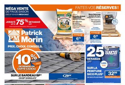 Patrick Morin Flyer August 10 to 16