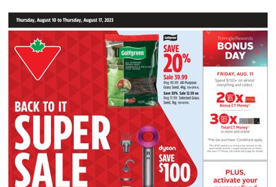 Canadian Tire (ON) Flyer August 10 to 17