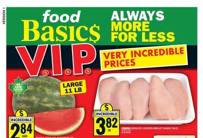 Food Basics Flyer August 10 to 16