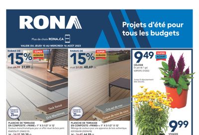 Rona (QC) Flyer August 10 to 16