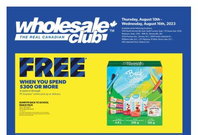 Real Canadian Wholesale Club Flyer August 10 to 16