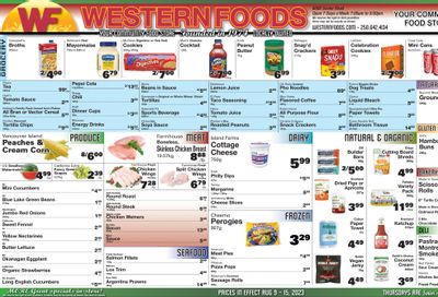 Western Foods Flyer August 9 to 15