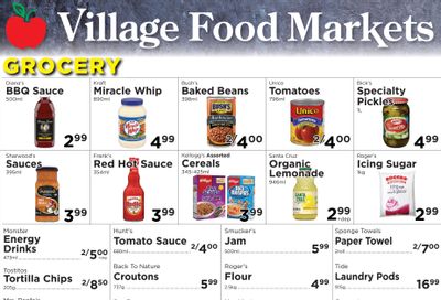 Village Food Market Flyer August 9 to 15