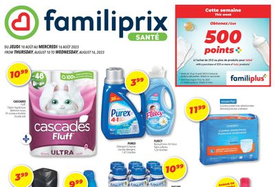 Familiprix Sante Flyer August 10 to 16