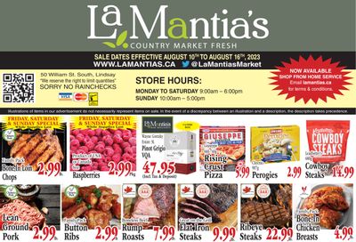 LaMantia's Flyer August 10 to 16