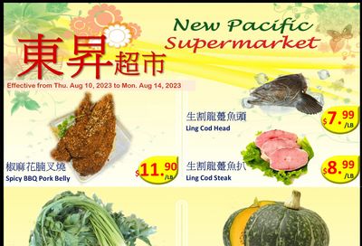 New Pacific Supermarket Flyer August 10 to 14