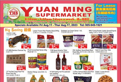 Yuan Ming Supermarket Flyer August 11 to 17