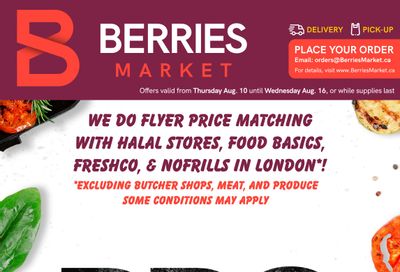 Berries Market Flyer August 10 to 16