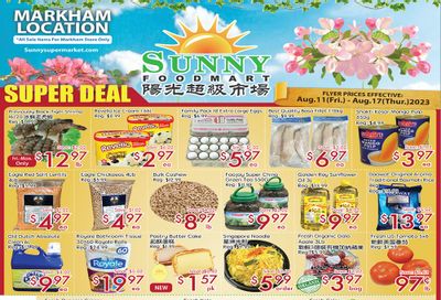 Sunny Foodmart (Markham) Flyer August 11 to 17