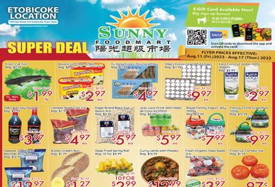 Sunny Foodmart (Etobicoke) Flyer August 11 to 17