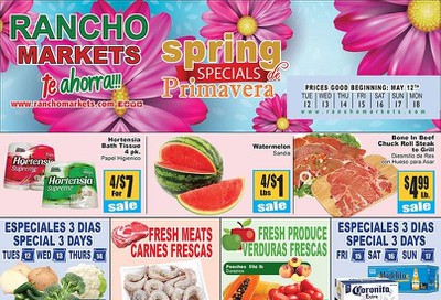Rancho Markets Weekly Ad & Flyer May 12 to 18