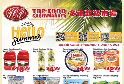 Top Food Supermarket Flyer August 11 to 17