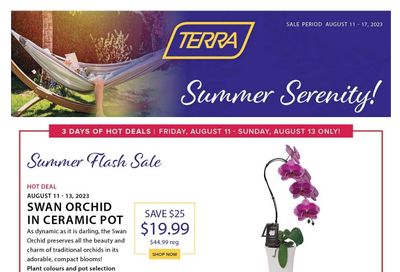 Terra Greenhouses Flyer August 11 to 17