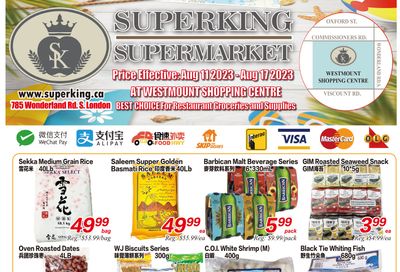 Superking Supermarket (London) Flyer August 11 to 17