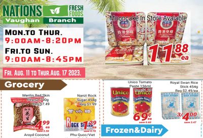 Nations Fresh Foods (Vaughan) Flyer August 11 to 17