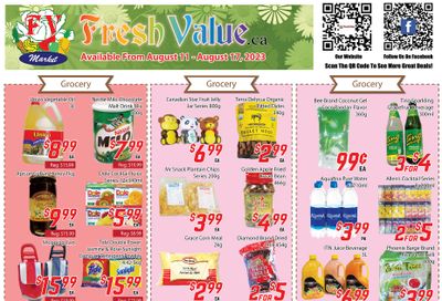 Fresh Value Flyer August 11 to 17