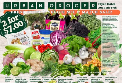 Urban Grocer Flyer August 11 to 17